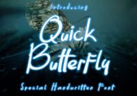 Quick Butterfly Font - Featured Image