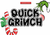 Quick Grinch Font - Featured Image