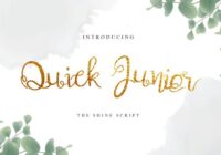 Quick Junior Font - Featured Image