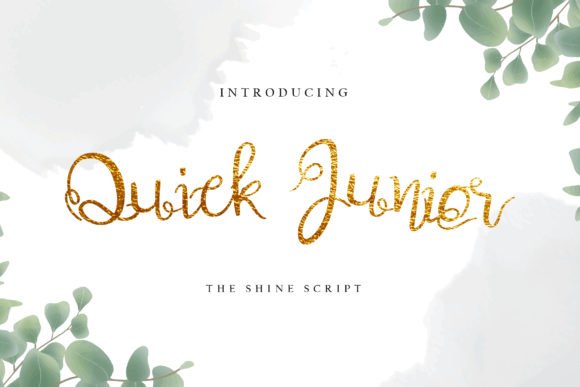 Quick Junior Font - Featured Image