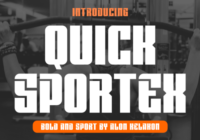 Quick Sportex Font - Featured Image