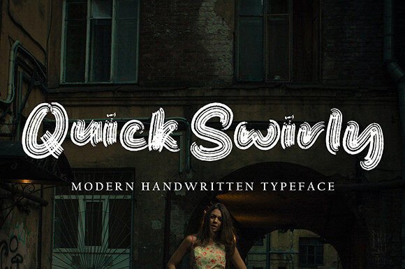 Quick Swirly Font - Featured Image