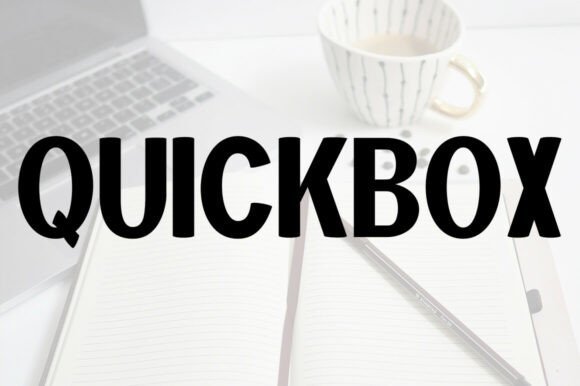 Quickbox Font - Featured Image