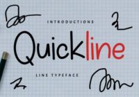 Quickline Font - Featured Image