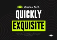 Quickly Exquisite Font - Featured Image