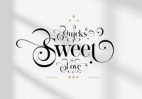Quicks Sweet Love Font - Featured Image