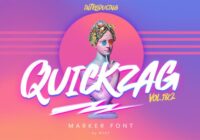 Quickzag Font - Featured Image