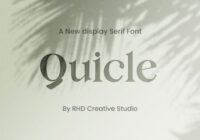 Quicle Font - Featured Image