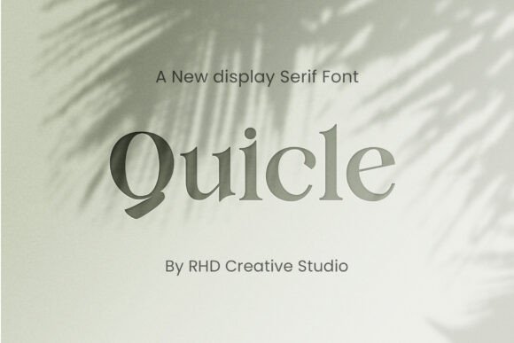 Quicle Font - Featured Image