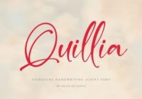 Quillia Font - Featured Image