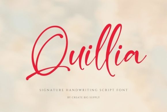 Quillia Font - Featured Image
