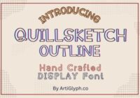 Quillsketch Outline Font - Featured Image