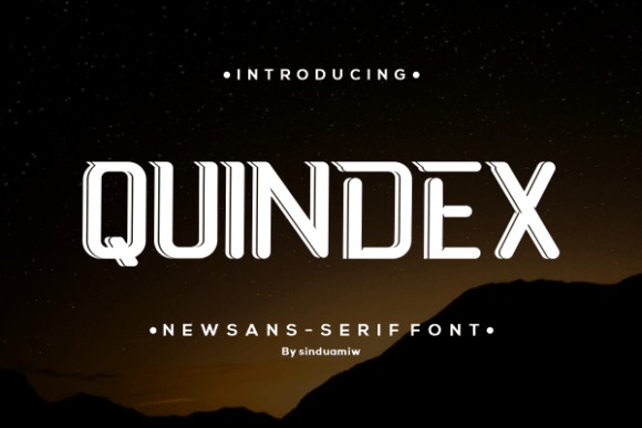 Quindex Font - Featured Image