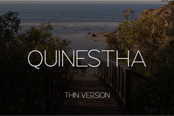 Quinestha Thin Font - Featured Image