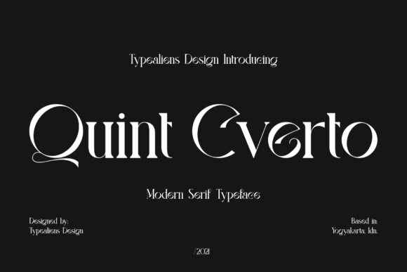 Quint Cverto Font - Featured Image