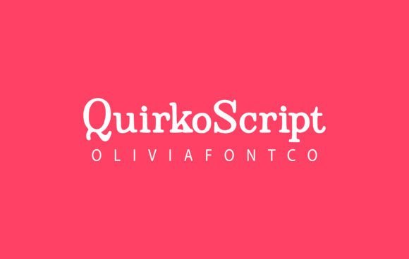 Quirkoscript Font - Featured Image