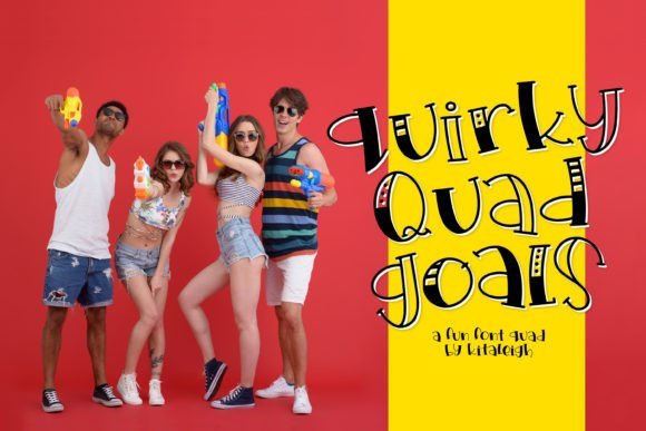 Quirky Quad Goals Font - Featured Image
