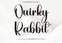Quirky Rabbit Font - Featured Image