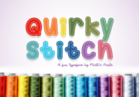 Quirky Stitch Font - Featured Image