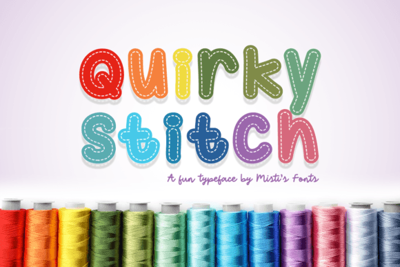 Quirky Stitch Font - Featured Image