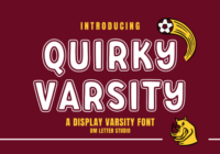 Quirky Varsity Font - Featured Image