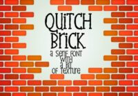 Quitch Brick Font - Featured Image