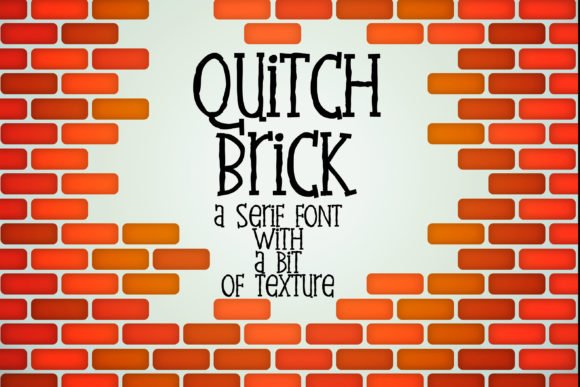 Quitch Brick Font - Featured Image