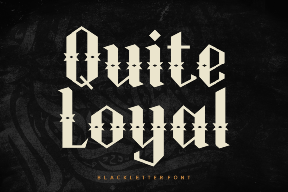 Quite Loyal Font - Featured Image