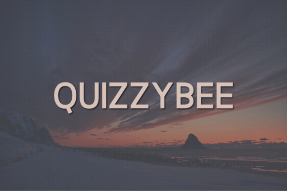 Quizzybee Font - Featured Image
