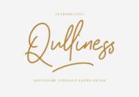 Qulliness Font - Featured Image