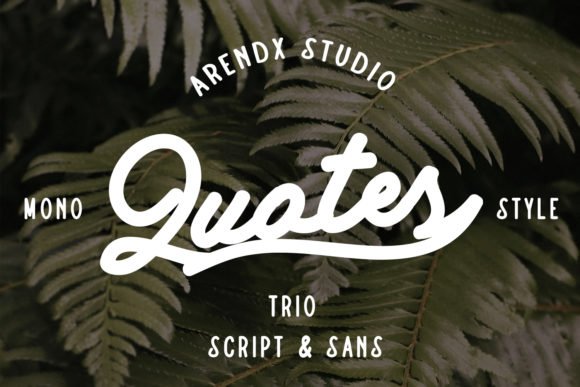 Quotes Trio Font - Featured Image