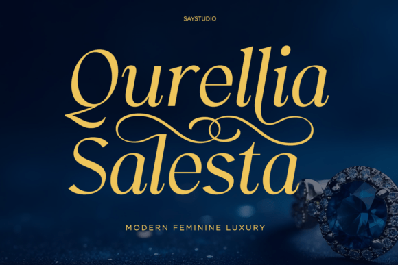 Qurellia Salesta Font - Featured Image