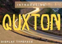 Quxton Font - Featured Image
