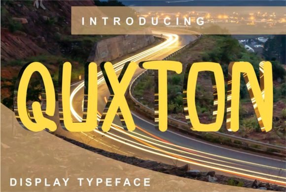 Quxton Font - Featured Image
