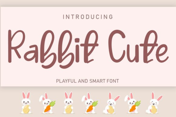 Rabbit Cute Font - Featured Image
