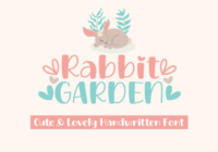 Rabbit Garden Font - Featured Image