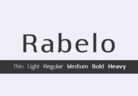 Rabelo Light Font - Featured Image