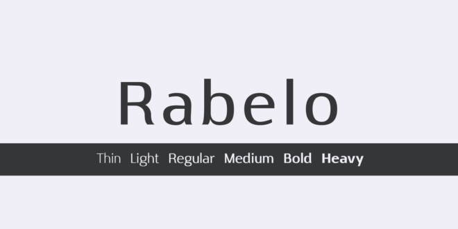 Rabelo Medium Font - Featured Image