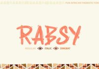 Rabsy Font - Featured Image