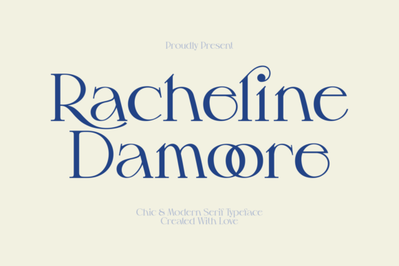 Racheline Damoore Font - Featured Image