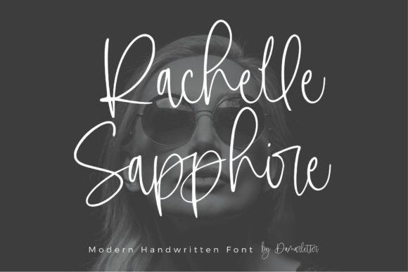 Rachelle Sapphire Font - Featured Image