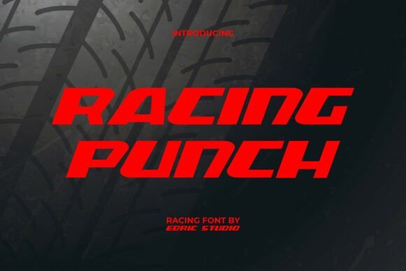 Racing Punch Font - Featured Image