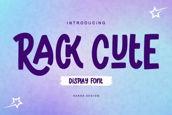 Rack Cute Font - Featured Image