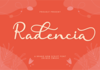 Radencia Font - Featured Image