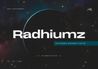 Radhiumz Font - Featured Image
