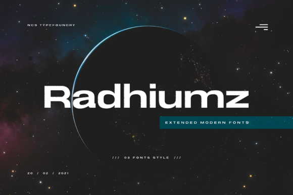 Radhiumz Font - Featured Image