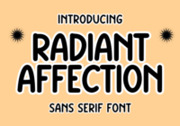 Radiant Affection Font - Featured Image