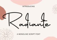 Radiante Font - Featured Image