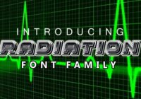 Radiation Font - Featured Image
