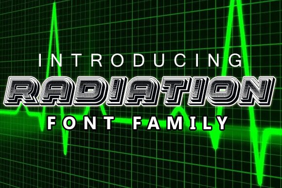 Radiation Font - Featured Image
